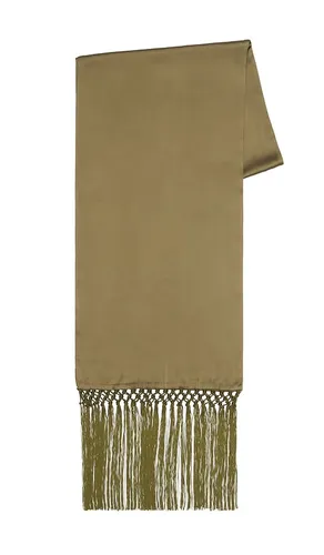 SCHAL SATIN SCARF TIE WITH TASSELS in - Helsa - Modalova