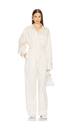 Paperbag Jumpsuit in Cream. - size M (also in S, XS) - Helsa - Modalova