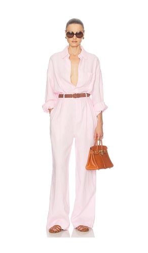JUMPSUIT PAPERBAG JUMPSUIT IN WASHED LINEN in . Größe M. Also in S, XS - Helsa - Modalova
