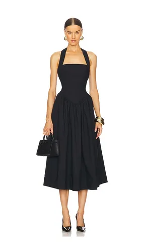 Faille Halter Midi Dress in . Size M. Also in S, XL, XS - Helsa - Modalova