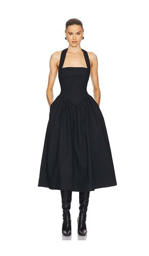 Faille Halter Midi Dress in . Taglia S, XL, XS - Helsa - Modalova