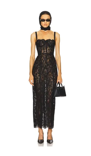 The Lace Column Dress in . Size L. Also in S, XL, XS - Helsa - Modalova