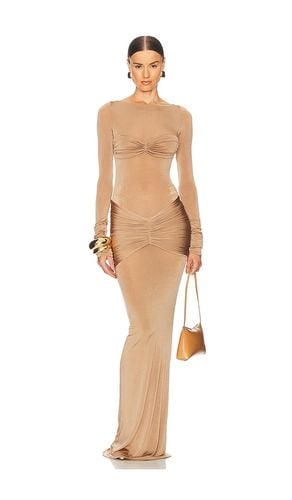 Josephine Dress in Tan. - size L (also in M) - Helsa - Modalova