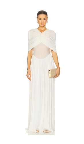 Philomena Jersey Dress in Cream. - size L (also in M, S, XS) - Helsa - Modalova