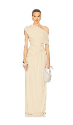 The Apolla Jersey Dress in Taupe. - size M (also in S, XS) - Helsa - Modalova