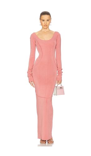 Scarlet Maxi Knit Dress in Rose. - size L (also in M, S, XL, XS, XXS) - Helsa - Modalova