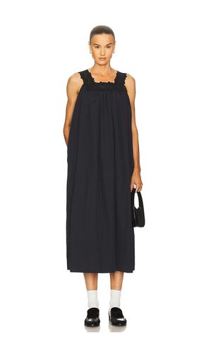 Midi Dress With Lace in Tech Poplin in . - size L (also in M, S, XL, XS, XXS) - Helsa - Modalova