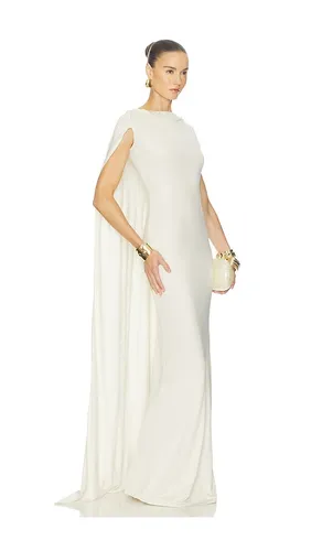 The Alva Caped Jersey Dress in . - size S (also in XS, XXS) - Helsa - Modalova