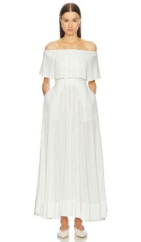 Petite Eyelet Garden Midi Dress in . - size L (also in M, S, XL, XS) - Helsa - Modalova