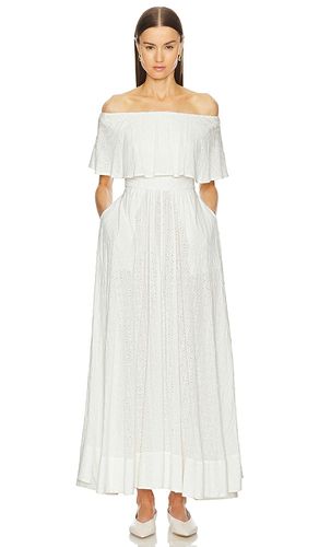 Petite Eyelet Garden Midi Dress in . - size L (also in M, S, XS) - Helsa - Modalova