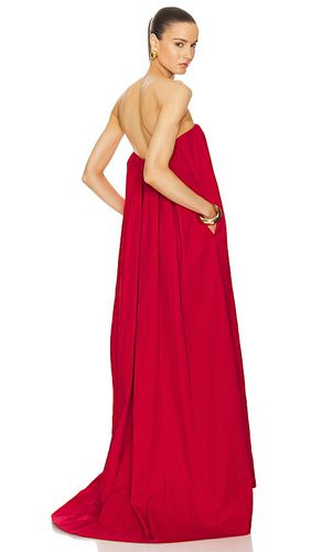 Crinkle Pleated Gown in Red. - size M (also in XL) - Helsa - Modalova