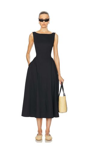 Stretch Cotton Sateen Midi Dress in . Size M. Also in S, XXS - Helsa - Modalova