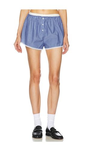 Pinstripe Poplin House Short in Blue. - size L (also in M, S, XL, XS, XXS) - Helsa - Modalova