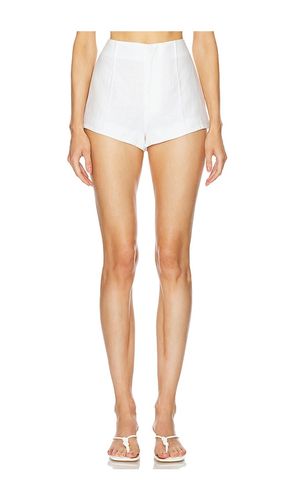 Washed Linen Micro Short in . Size S. Also in M, L, XL - Helsa - Modalova