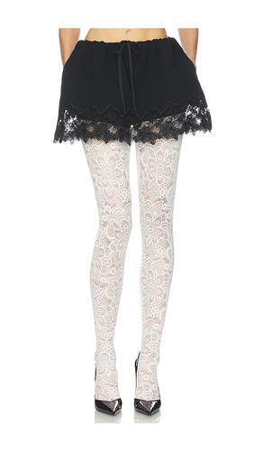 The Scrunchie Skort in Very Heavy Crepe in . Size L. Also in M, S, XS, XXS - Helsa - Modalova