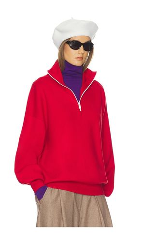 Zionn Classic Knit Half Zip in Red. - size L (also in M, S, XL, XS, XXS) - Helsa - Modalova