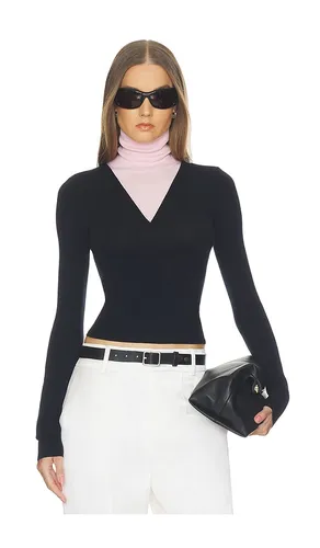 Wrenn Color Block Knit Turtleneck in . Size M. Also in S - Helsa - Modalova