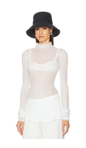 Justin Knit Top in White. - size M (also in L) - Helsa - Modalova