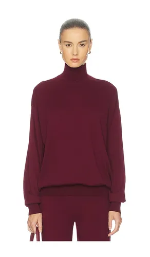 Madeira Oversized Turtleneck in Burgundy. - size XS (also in S, M) - Helsa - Modalova