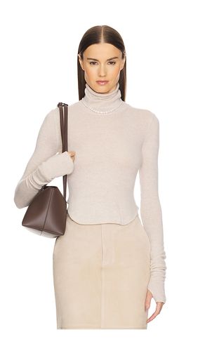 Alva Cashmere Turtleneck in Tan. - size L (also in S, XL, XS) - Helsa - Modalova