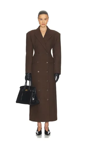 Italian Wool Blend Extra Long Coat in . Size M. Also in S, XS - Helsa - Modalova