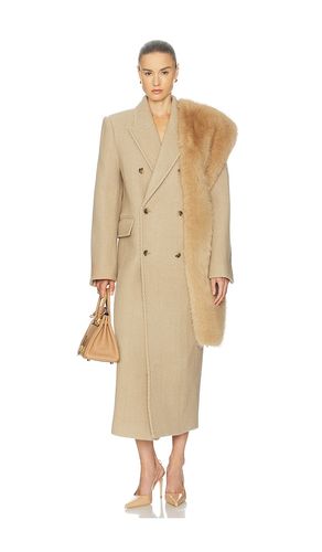 Boyfriend Coat in Tan. - size L (also in M, S, XL, XS, XXS) - Helsa - Modalova