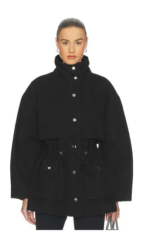 Garment Washed Utility Jacket in . Size L. Also in M, XS - Helsa - Modalova