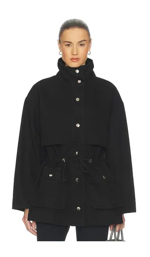 Garment Washed Utility Jacket in . Size L. Also in M, XS - Helsa - Modalova