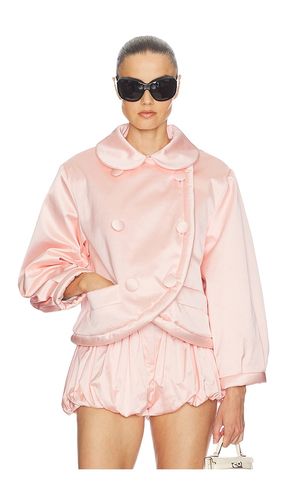 Sateen Puff Jacket in Rose. - size M (also in S, XS) - Helsa - Modalova