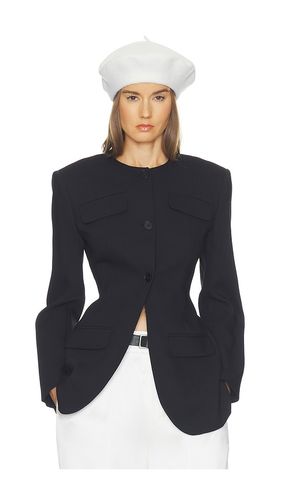Wool Blend Suiting Jacket With Bows in . - size M (also in XS) - Helsa - Modalova