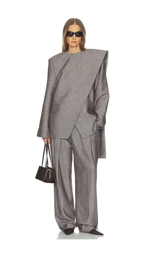 Italian Herringbone Jacket in Grey. - size XXS (also in XS, S, M, XL) - Helsa - Modalova
