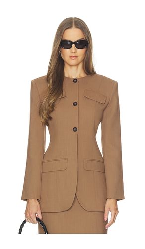 JACKE MIT SCHLEIFEN WOOL BLEND SUITING in . Größe L. Also in M, XS - Helsa - Modalova