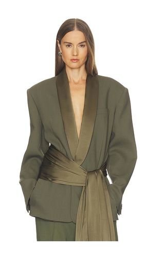 Wool Blend Longline Suiting Blazer in . Size L. Also in M, S, XL - Helsa - Modalova