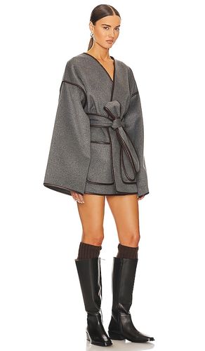MANTEL WOOL BLEND BLANKET in - Helsa - Modalova