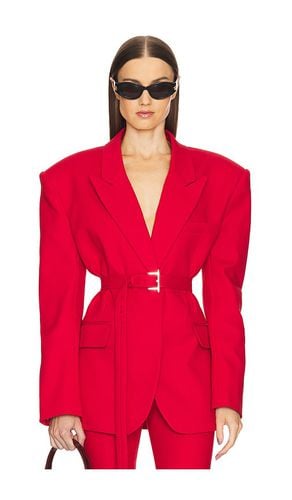 The Belted Blazer in Red. - size L (also in M, S) - Helsa - Modalova