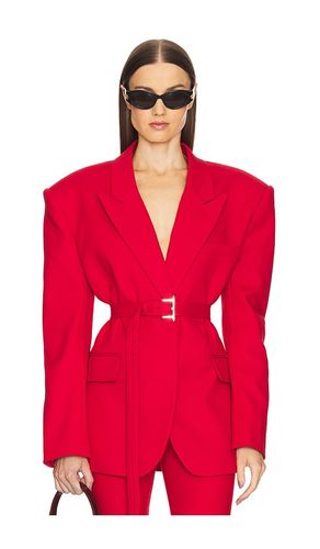 The Belted Blazer in Red. - size S (also in XS) - Helsa - Modalova