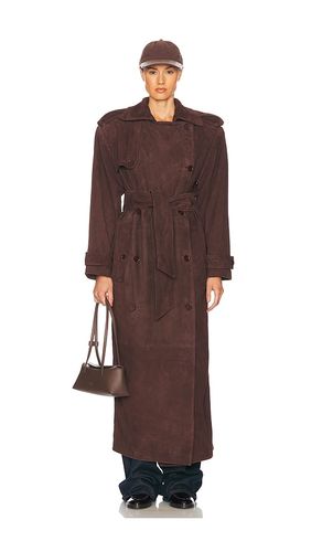 MANTEL SUEDE TRENCH in . Größe M. Also in L - Helsa - Modalova