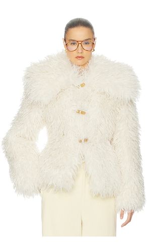 JACKE DRAMATIC COLLAR FAUX SHEARLING in . Größe S. Also in XXS - Helsa - Modalova