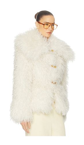 JACKE DRAMATIC COLLAR FAUX SHEARLING in . Größe S. Also in XXS - Helsa - Modalova
