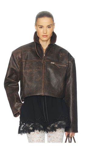 JACKE THE LEATHER OVERSIZED MOTO in . Größe S. Also in M, L - Helsa - Modalova