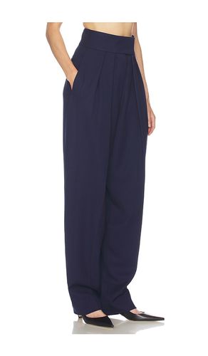 High Waist Pleated Suit Trouser in Wool in . Taglia M. Also in S, XL, XS, XXS - Helsa - Modalova
