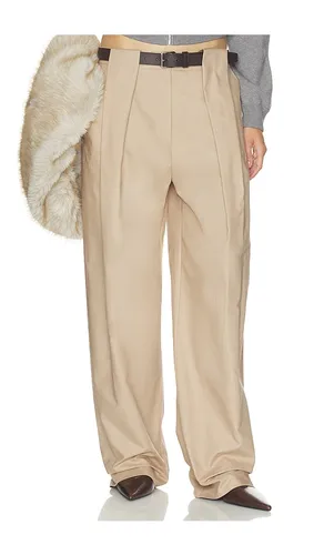 Tomboy Pants in Heavy Poplin in Tan. - size L (also in M, S, XL, XS, XXS) - Helsa - Modalova