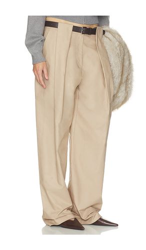 Tomboy Pants in Heavy Poplin in Tan. - size L (also in M, S, XL, XS, XXS) - Helsa - Modalova