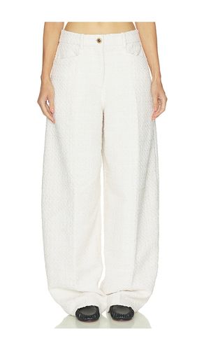 Tweed Barrel Pant in . Taglia L. Also in M, S, XS, XXS - Helsa - Modalova