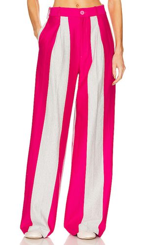 Rugby Pleated Pant in Fuchsia. - size S (also in XS) - Helsa - Modalova