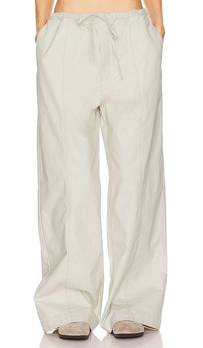 Workwear Drawcord Pants in Beige. - size L (also in M, S, XL) - Helsa - Modalova