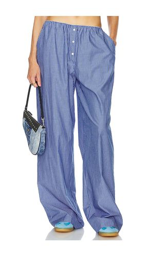 Pinstripe Poplin House Pants in Blue. - size M (also in L, S, XL, XS, XXS) - Helsa - Modalova