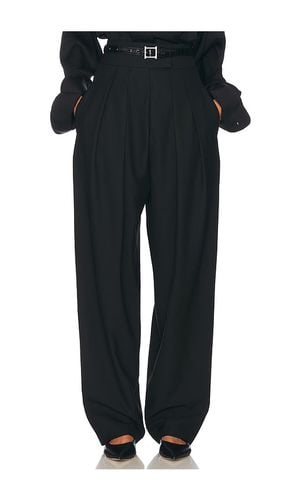 High Waist Pleated Suit Trouser in . - size L (also in M, S, XL, XXS) - Helsa - Modalova