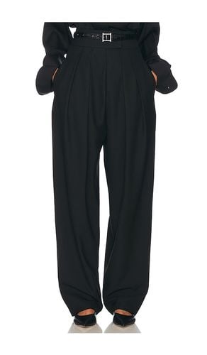 High Waist Pleated Suit Trouser in . - size L (also in S, XS, XXS) - Helsa - Modalova