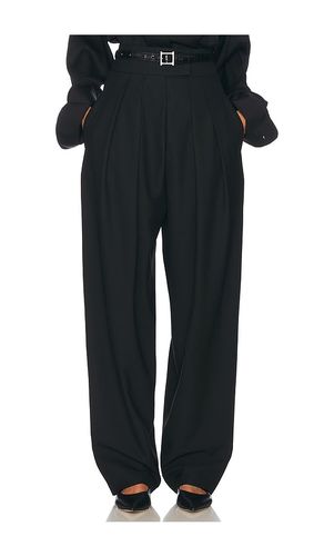 High Waist Pleated Suit Trouser in . - size L (also in XXS) - Helsa - Modalova